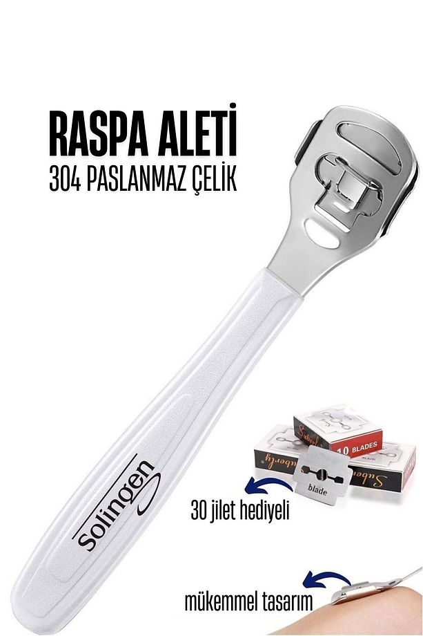 Ayak Taban Nasır Raspa Seti Solingen Profesyonel - 1