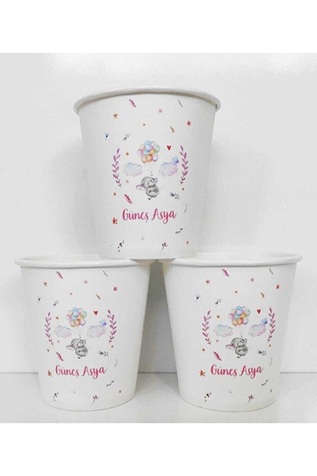 Karton Bardak 7 Oz 100 Adet Baskılı - 6