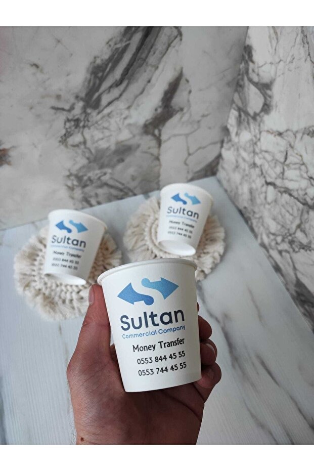 Firmaya Özel Baskılı Karton Bardak 7 Oz 1000 Adet - 5