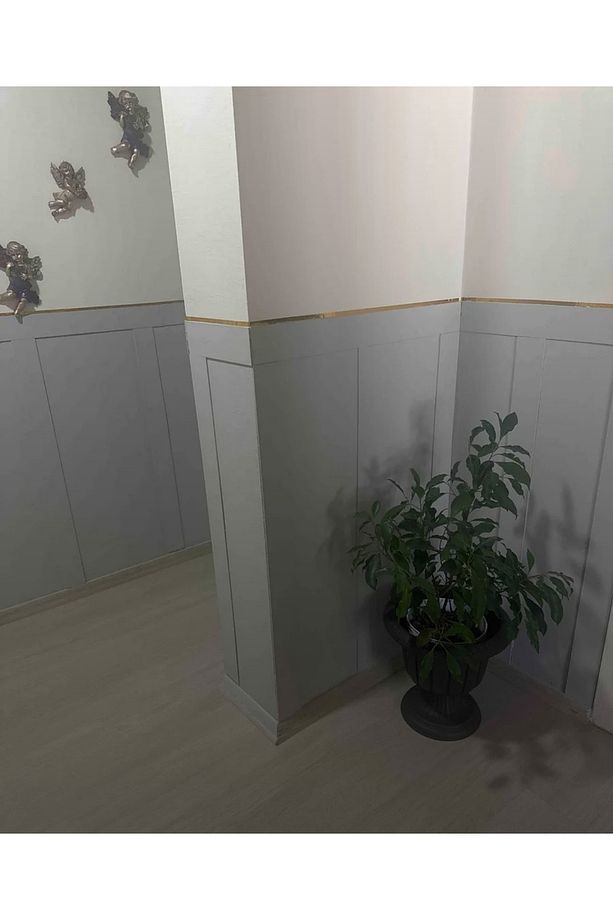 Lx Iskandinav Duvar Çıtası 100 Cm X 8 Cm (5 ADET) Çocuk Odası Dekorasyonu Boyanabilir Duvar Çıtası - 5