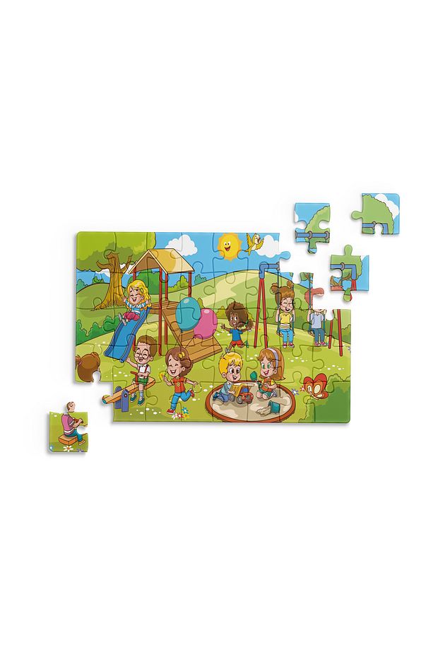 Yaz Günü Mini Puzzle 40 Parça 3-7 Yaş Çocuk Puzzle Yapboz - 8