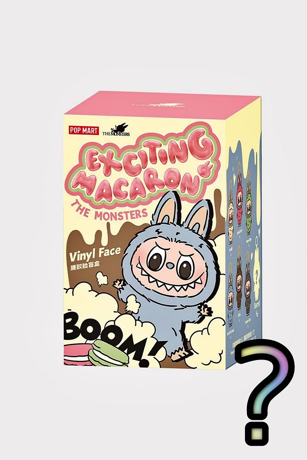 Labubu Macaron, Exciting Macaron The Monsters,-labubu Oyuncak- Original Qr - 1