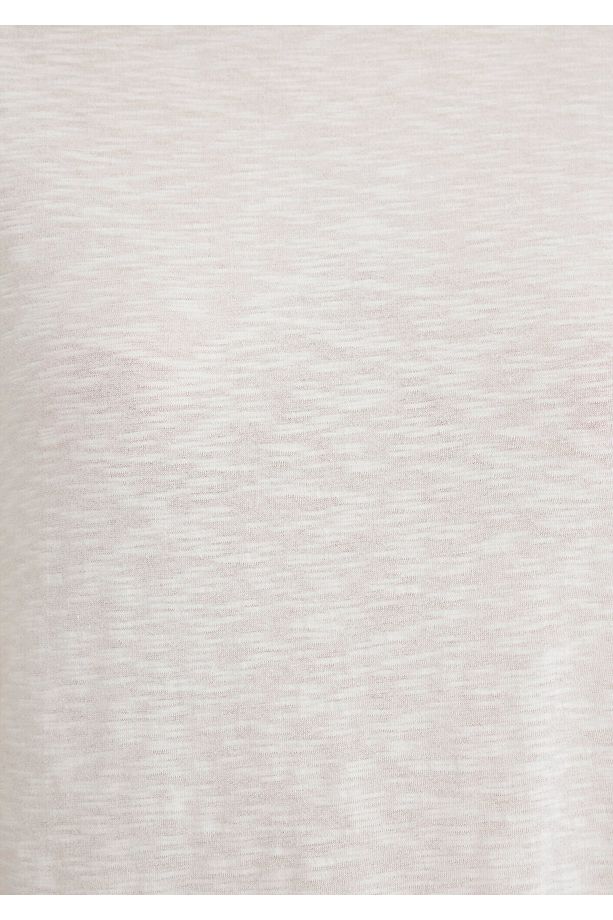 Ekru Basic Tişört Regular Fit / Normal Kesim 1613075-70057 - 7