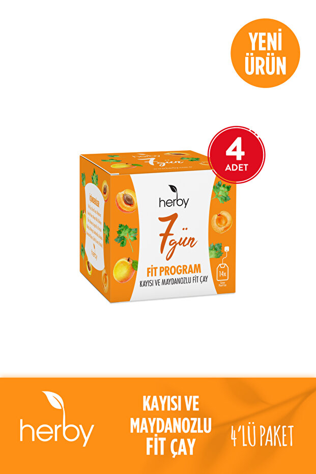 7 Day Fit Program - Apricot and Parsley Fit Tea Set of 4