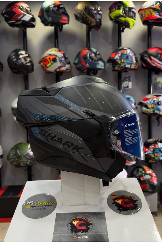 Oxo Rydger Mat Çene Açılır Kask - 1