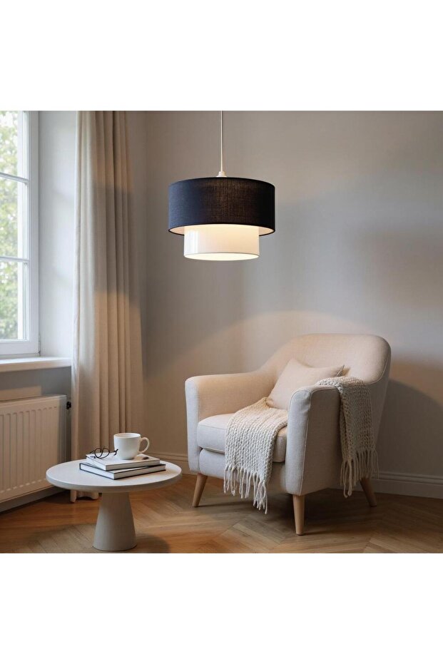 pasta kumaşlı avize - 3