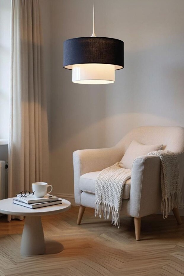 pasta kumaşlı avize - 1