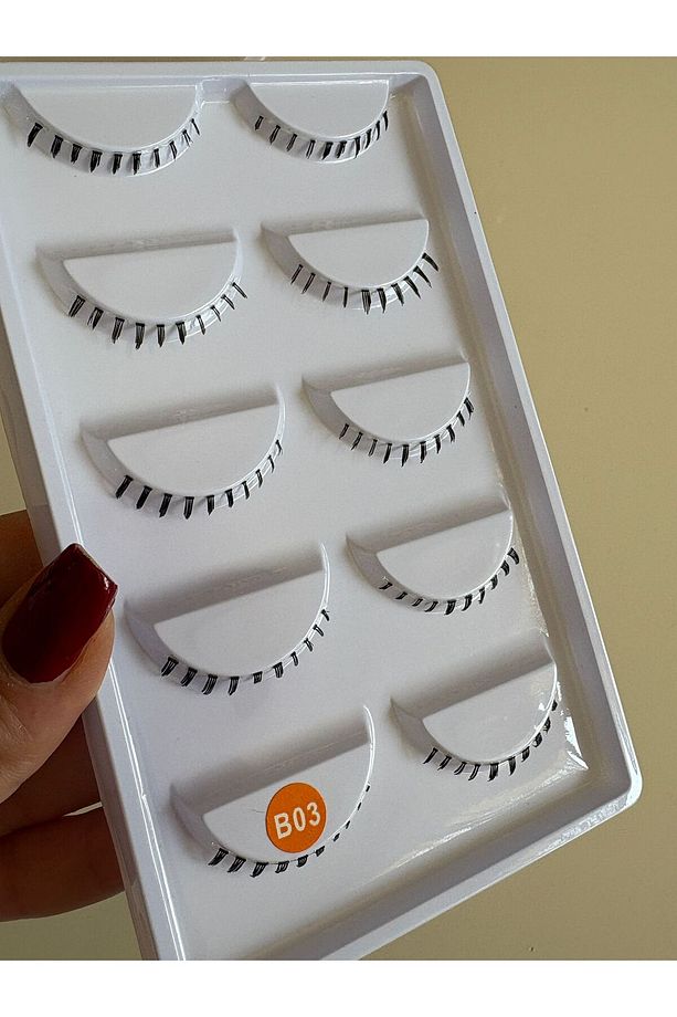 TAKMA ALT KİRPİK 5'Lİ SET - 1