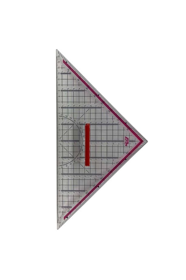 Geoderik Üçgen Cetvel 32 Cm Gemici Cetveli Tekstil Cetveli Modelist Cetveli - 4