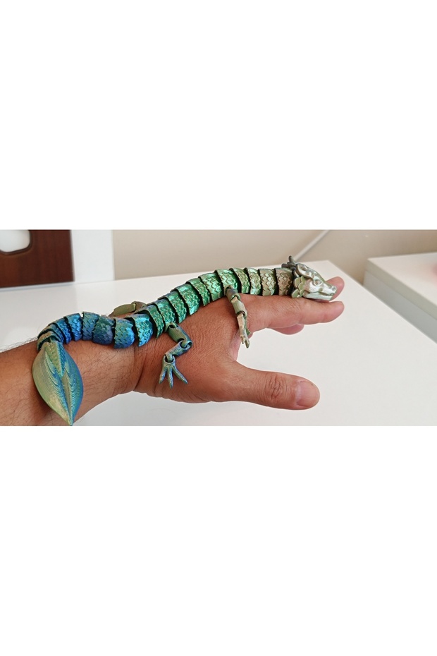 Hareketli Ejderha 3D Figür Oyuncağı - 8