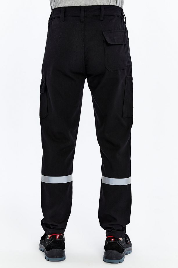 İş Pantolonu Yazlık Basic Model 2 Siyah 5 Cepli - 8