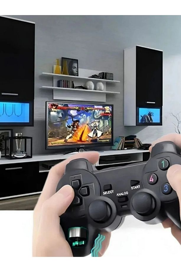 🎮 Ikili Çift Motorlu Titreşimli Usb Gamepad Joystick Bilgisayar Laptop Uyumlu | Windows 7-11 Pc Kol - 8