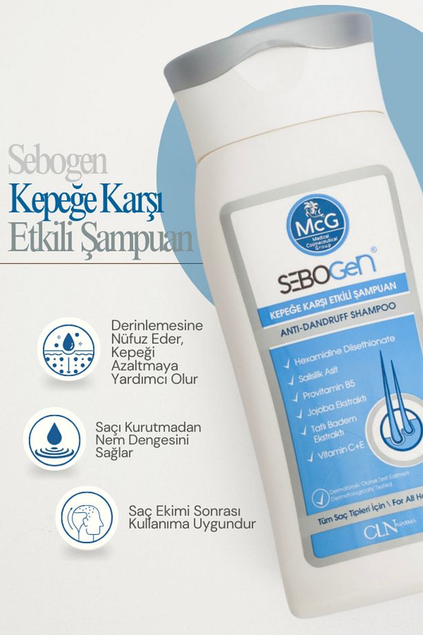 Sebogen Kepeğe Karşı Etkili Zengin Içerikli Şampuan 200 ml - 4