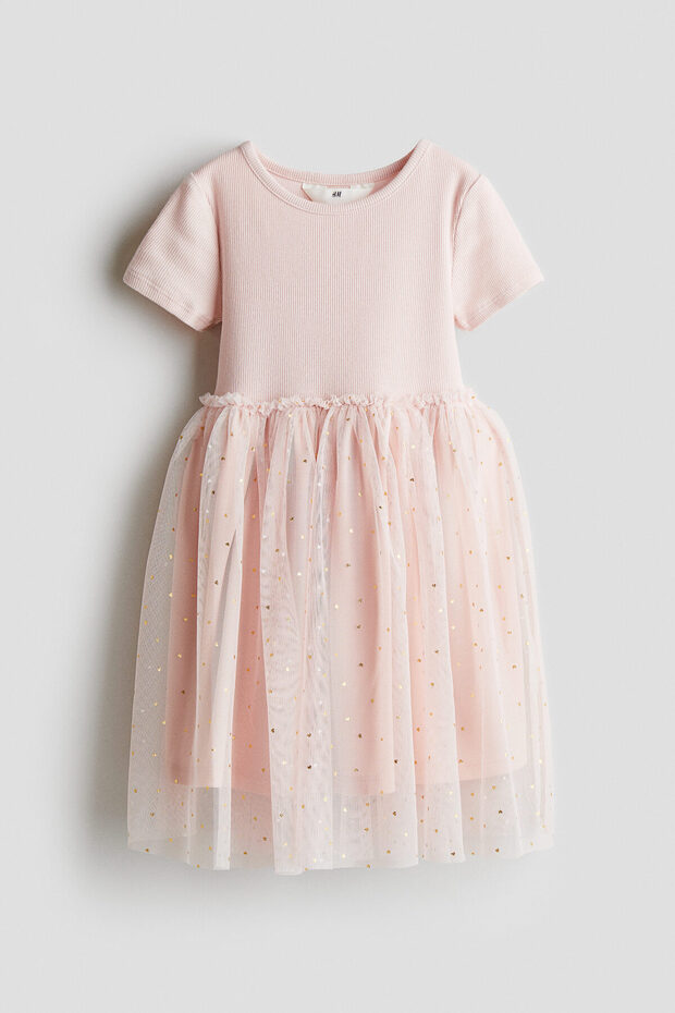 Tül Etekli Elbise - 3