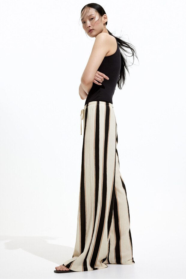 Geniş Pull-on Pantolon - 6