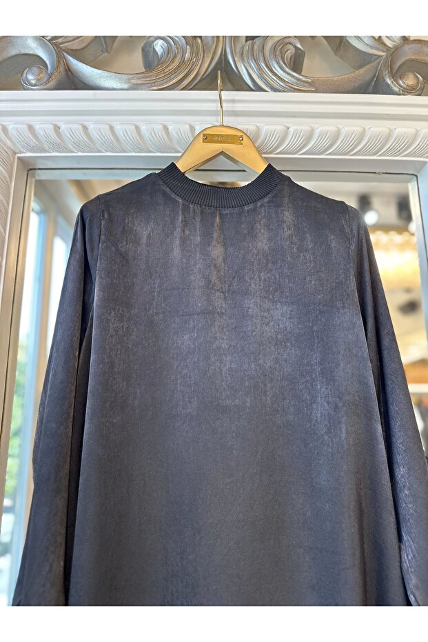 7005 Siyah Elbise - 1