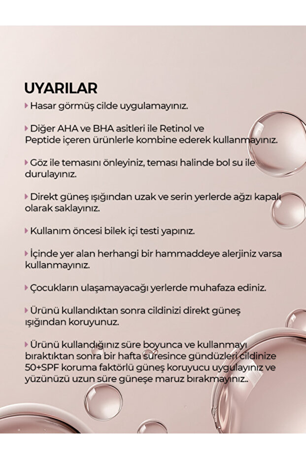 AHA & BHA Bakım Serumu 30 ml - 8