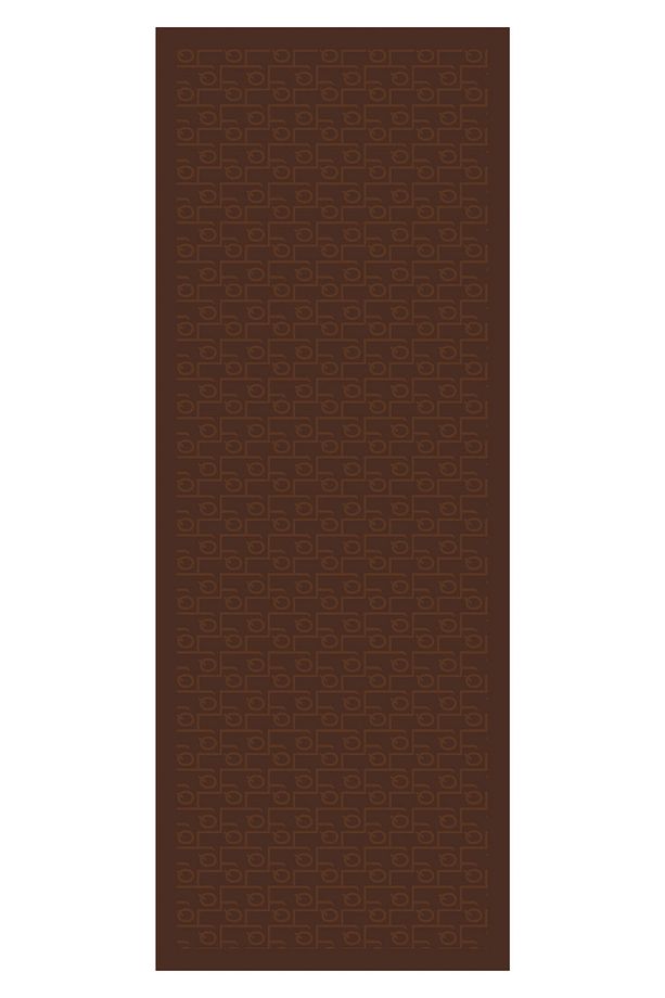 İpek Jakar Monogram Şal Acı Kahve - 7