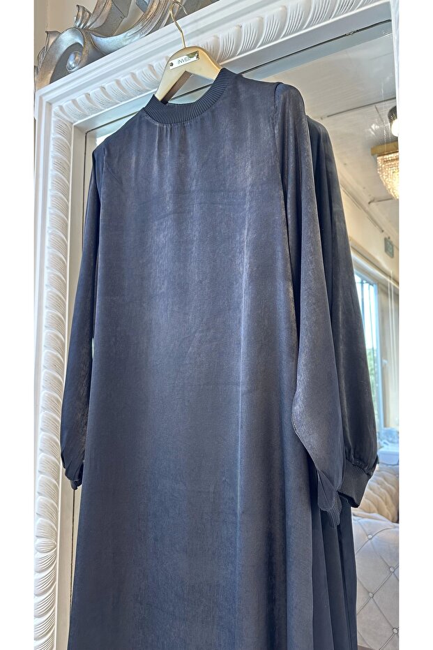 7005 Siyah Elbise - 3