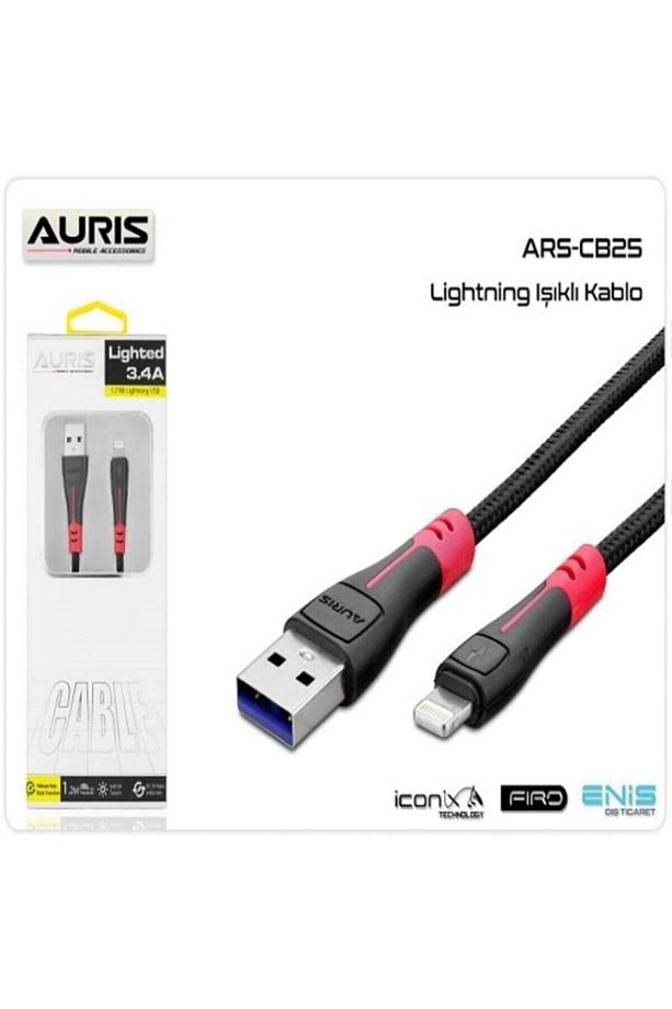 Cb26 Usb To Typec Led Işıklı Kırılmaz Hızlı Şarj Ve Data Kablosu - 1