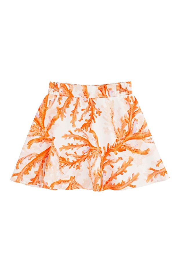 Patterned Flawed Skirt - 1