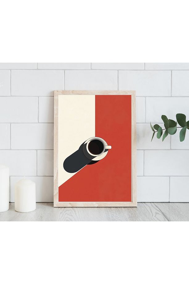Minimal Kahve Posteri – Modern Duvar Sanatı, Mutfak ve Ofis Tablo - 5