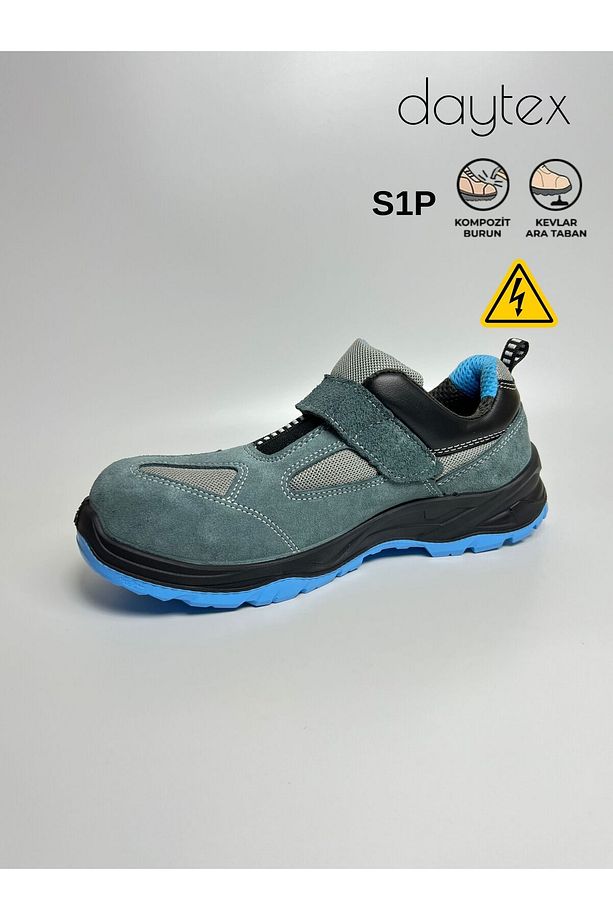overguard S1P kompozit burun kevlar ara taban yalıtkan elektrikçi iş ayakkabısı rahat hafif - 4