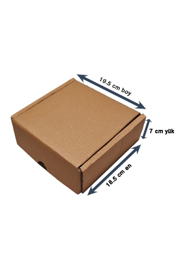 18,5 X 19,5 X 7 Cm E-ticaret Kargo Kutusu 25 Adet - 2