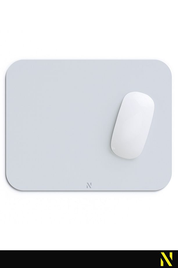 Gri Renkli Ergonomik Mouse Pad, Kaymaz Yüzey ile Ev ve Ofis Kullanımı için İdeal - 4