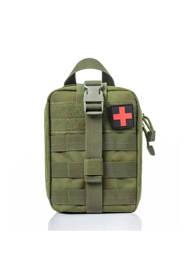 green Outdoor Camping Hiking Hunting Mountaineering Emergency Tactical First Aid Kit EDC Kit Outdoor