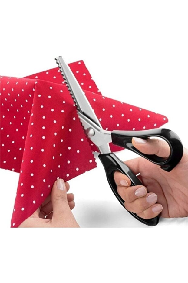 Brand Original Overlock Scissors Zigzag Cutting Scissors - 1