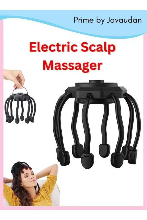 Electric Scalp Massager with 3 Modes 360 Degree Head Massager with 8 Claws