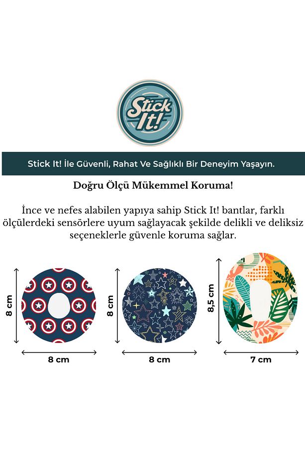 Dexcom G6 Sensör Koruyucu Bant – Flowers - 5