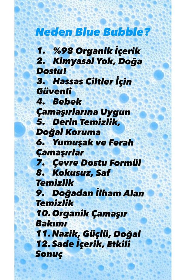 Blue Bubble Çamaşır Deterj - 2