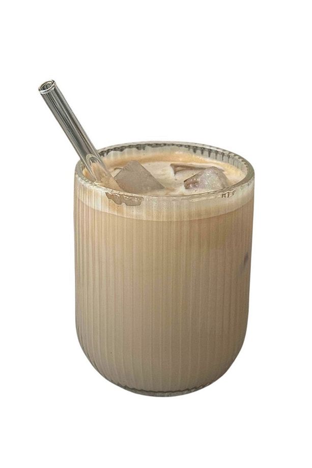 Çizgili Su,Meşrubat,Latte,Nescafe, Smoothie Cam Bardak 2 Adet 160 ML-2013 - 6