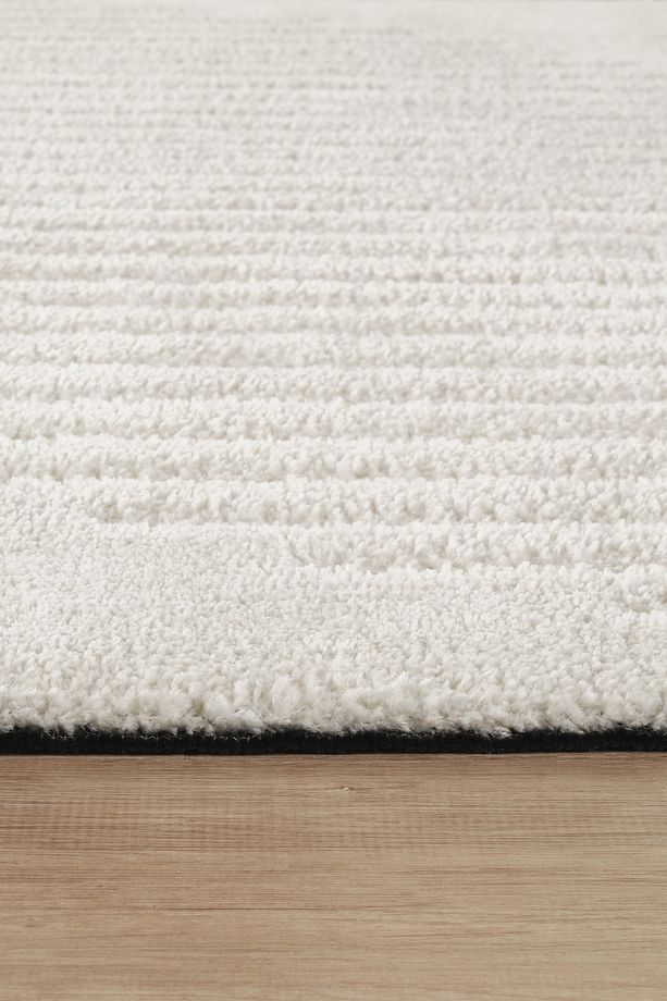 Yumuşak Peluş Post Shaggy Sisal Halı Krem Antrasit Oturma Odası Salon Mutfak Yoluk Halısı - 6