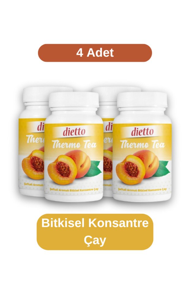 Bitkisel Konsantre Çay Şeftali Aromalı 4 ADET