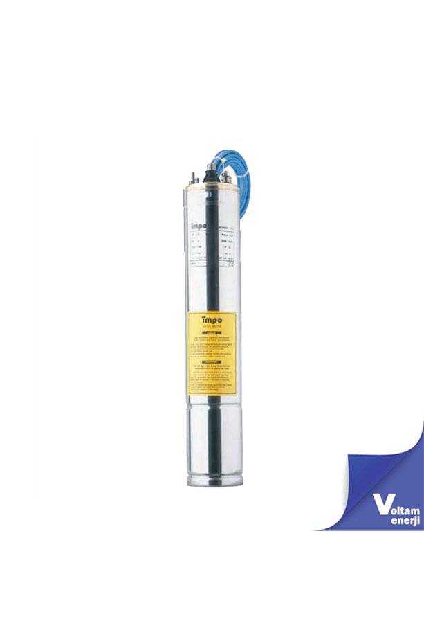İmpo 4&quot; 1hp 220v Monofaze Ithal Döküm Başlıklı Tek Dalgıç Motoru - 1