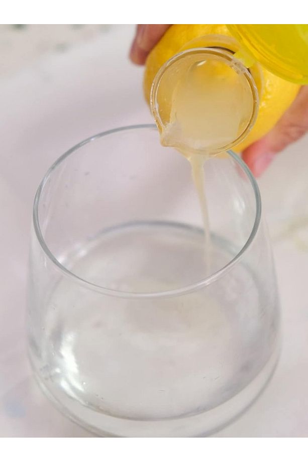 2'li Limon Sıkacağı BPA İçermeyen Kapaklı Meyve Sıkacağı Kokteyller ve İçecekler için Limon Sıkma - 5