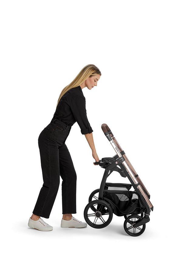 Aptica Glam Tek El Tek Hamle Ile Katlanıp Açılan Çift Yön Bebek Arabası -Ana Kucağı Hediyeli - 7