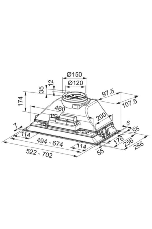 Fbı 525 Bk Siyah Aspiratör - 4