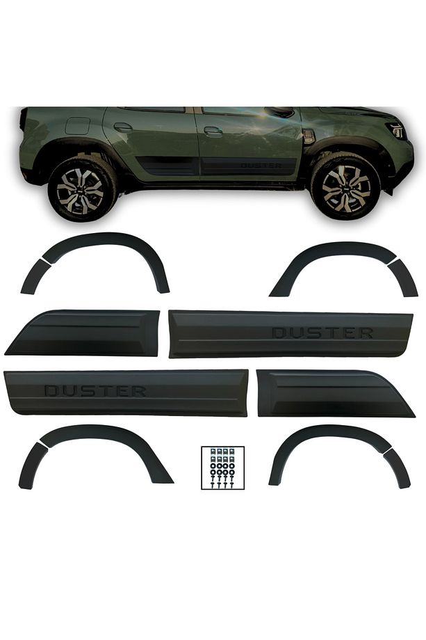 Dacia Duster Ferrous Kapı ve Çamurluk Koruma Dodik Seti 2018 ve Üstü - 3