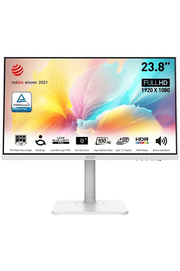 Modern Md2412pw 23.8" 100hz 1ms Adaptive-sync Fhd Flat Ips Pivot Beyaz Type-c Monitör - 1