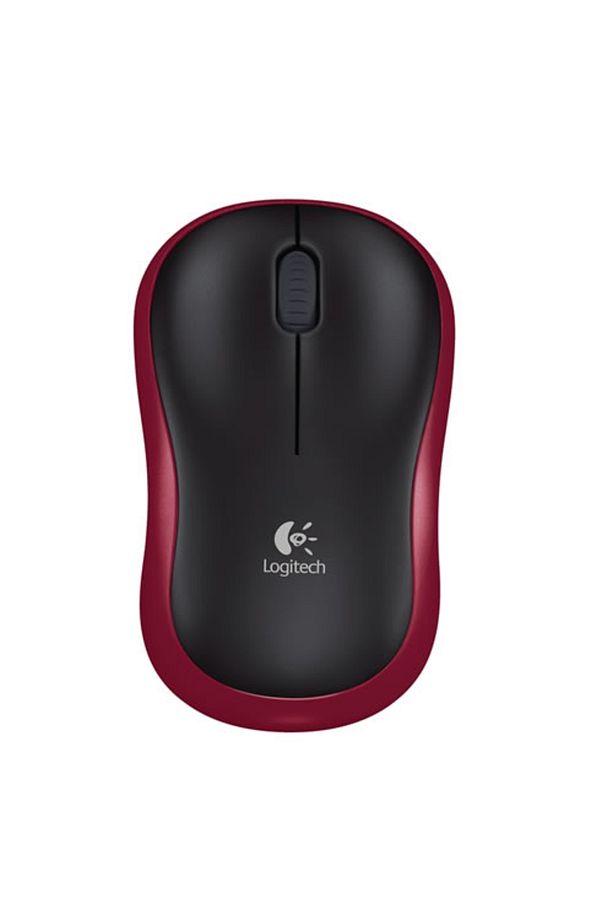 M185 USB Alıcılı Kompakt Kablosuz Mouse - Kırmızı - 1