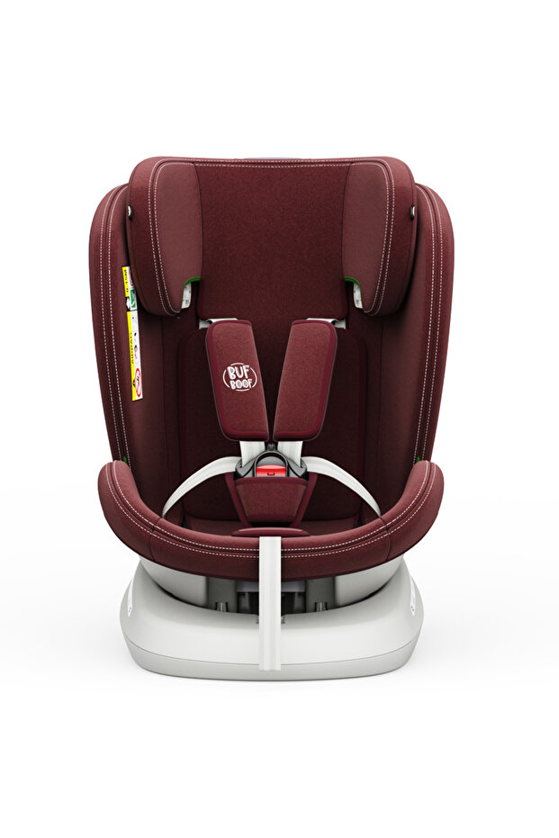Scaun auto TWT Plus iSize Buf Boof Red isofix Rotativ 360 Pozitie Somn Top Tether 40-150 cm - 6