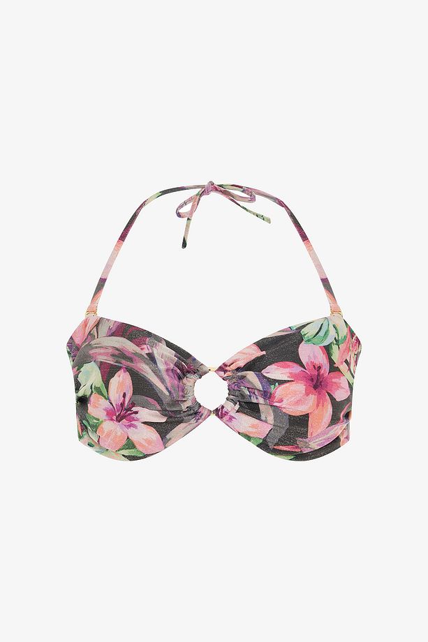 Briella Çiçekli Straplez Bikini Üstü - 5