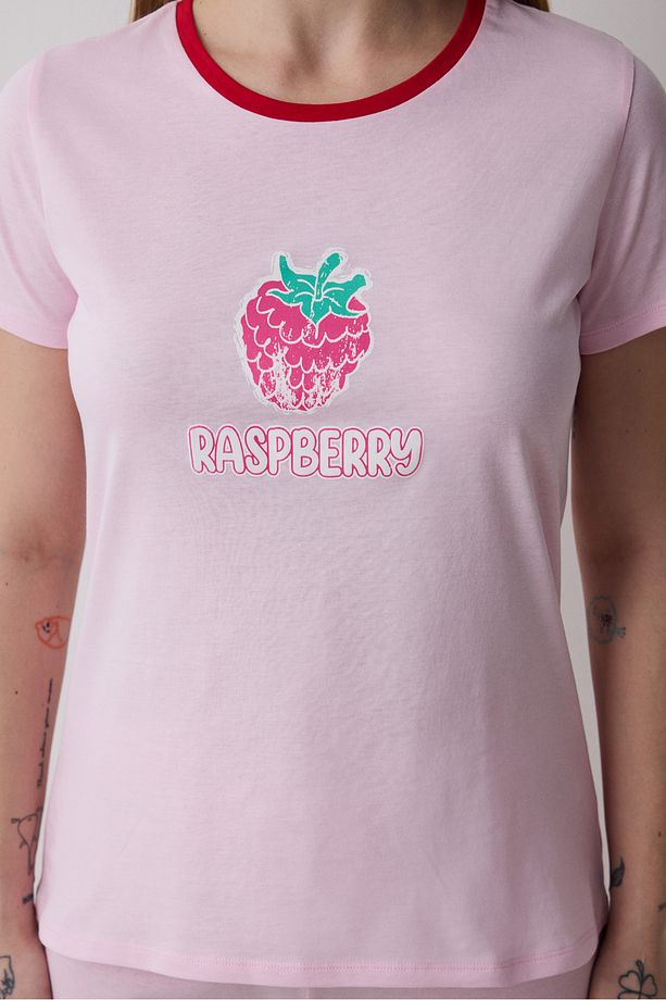 Rasberry Pantolon Açık Pembe Pijama Takımı - 3