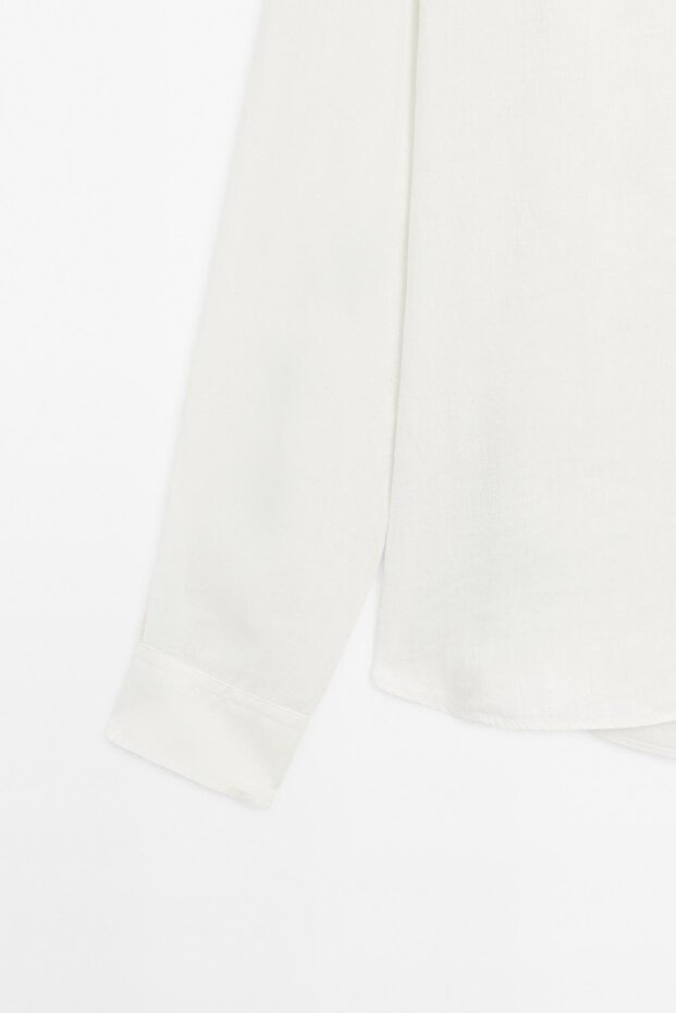 Regular fit 100% linen shirt - 7