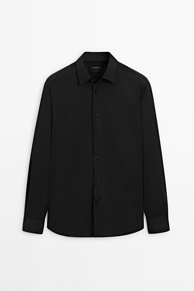 Esnek slim fit gömlek - 5