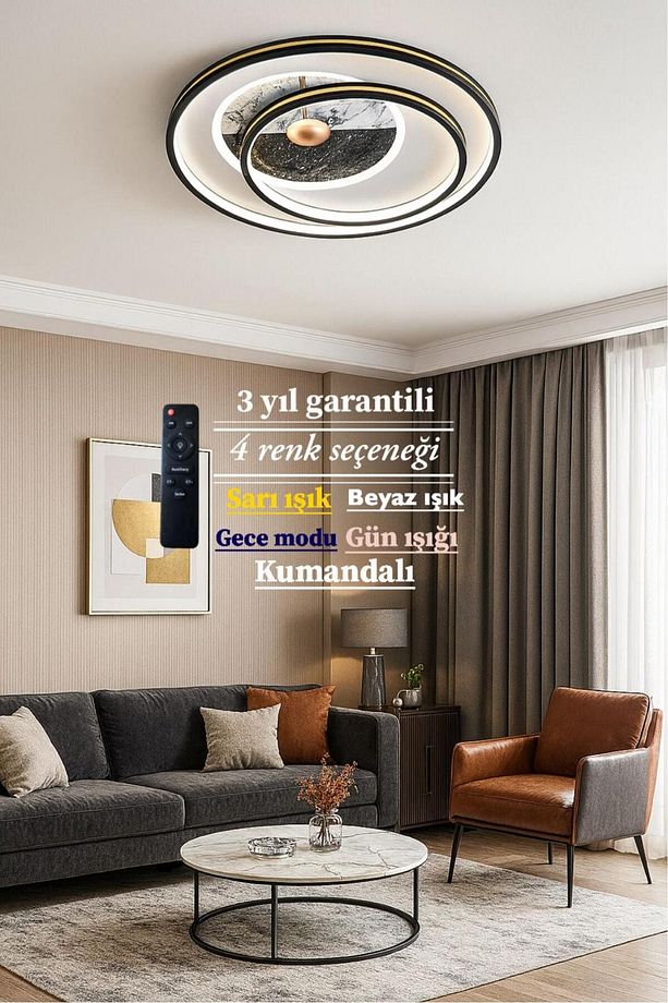 Yuvarlak Tasarım Ledli - 1